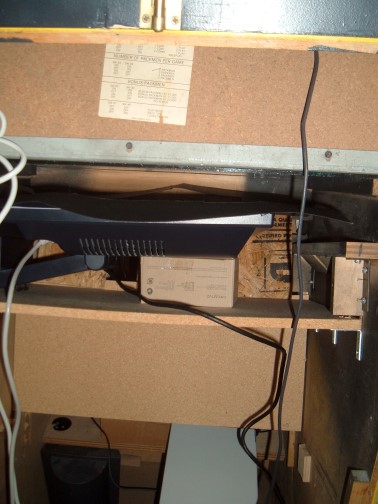 LCD screen installed